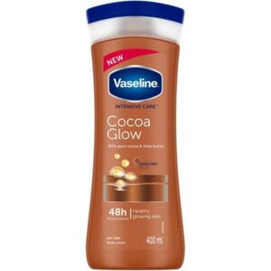 خرید و قیمت لوسیون بدن وازلین Vaseline مدل Cocoa Glow رایحه کاکائو رنگ قهوه ای حجم 400 میل