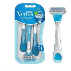 خرید و قیمت خودتراش زنانه ونوس Gillette Venus مدل Oceana سه لبه بسته 4 عددی