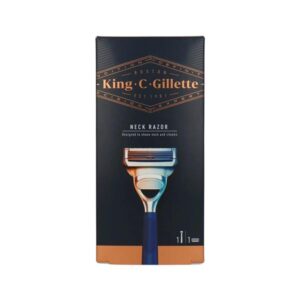 خرید و قیمت ست دسته و یدک ژیلت Gillette سری King.C مدل Neck Razor سفارش اروپا
