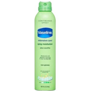 خرید و قیمت اسپری لوسیون بدن وازلین Vaseline رایحه آلوئه ورا حجم 190 میل