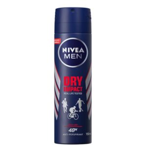 خرید و قیمت اسپری ضد تعریق مردانه نیوا Nivea مدل Dry Impact حجم 150 میل
