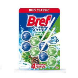 خرید و قیمت خوشبو کننده توالت فرنگی برف Bref رایحه کاج بسته 8 عددی