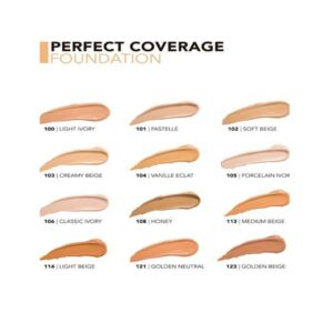کرم پودر مات فول کاور فلورمار Flormar مدل Perfect Coverage رنگ Pastelle شماره 101 حجم 30 میل خرید و قیمت