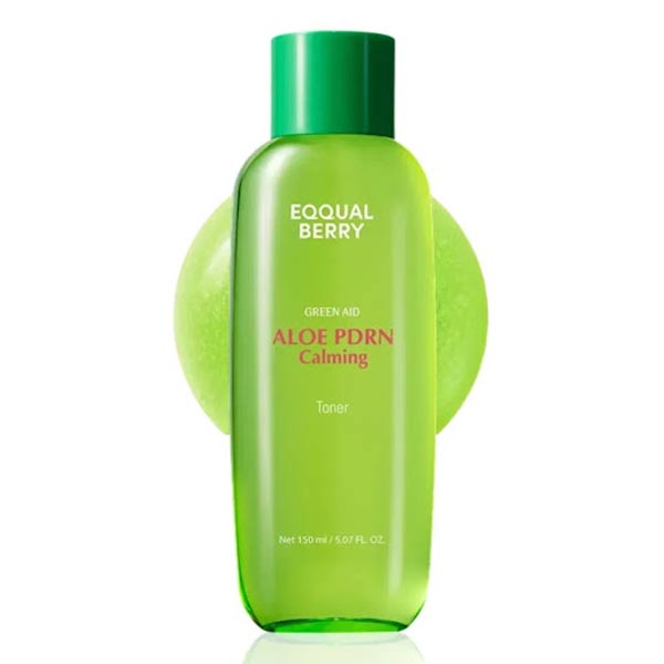 خرید و قیمت تونر کپسولی ترمیم کننده، تسکین دهنده و ضد قرمزی اکوال بری EQQUAL BERRY مدل Aloe PDRN Calming حجم 150 میل