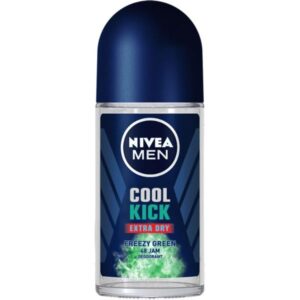 خرید و قیمت مام رولی ضد تعریق نیوا Nivea مردانه مدل Cool Kick Freezy Green کول کیک گرین حجم 50 میل