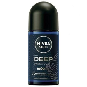 خرید و قیمت مام رولی ضد تعریق نیوا Nivea مردانه مدل Deep Darkwood دیپ حجم 50 میل