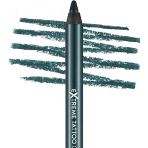 مداد چشم ژله ای ضد آب فلورمار Flormar مدل Extreme tattoo Gel Pencil رنگ Deep Green سبز تیره شماره 03 خرید و قیمت