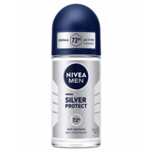 خرید و قیمت مام رولی ضد تعریق نیوا Nivea مردانه مدل Silver Protect سیلور پروتکت حجم 50 میل