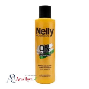 خرید و قیمت شامپو سر بدون سولفات نلی Nelly مدل گلد حاوی آبرسان حجم 300 میل