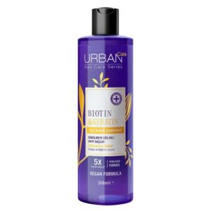 خرید و قیمت شامپو ضد ریزش اوربن کر Urban Care حاوی بیوتین و کراتین حجم 350 میل