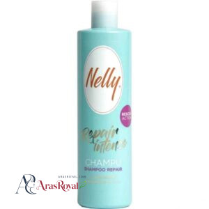 خرید و قیمت شامپو ترمیم کننده و تقویت کننده نلی Nelly مدل Repair Intense حجم 400 میل