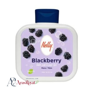 خرید و قیمت شامپو بدن و شاور ژل نلی Nelly رایحه شاه توت BLACKBERRY حجم 750 میل