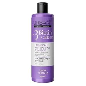 خرید و قیمت شامپو ضد ریزش اوربن کر Urban Care حاوی بیوتین و کافئین حجم 350 میل
