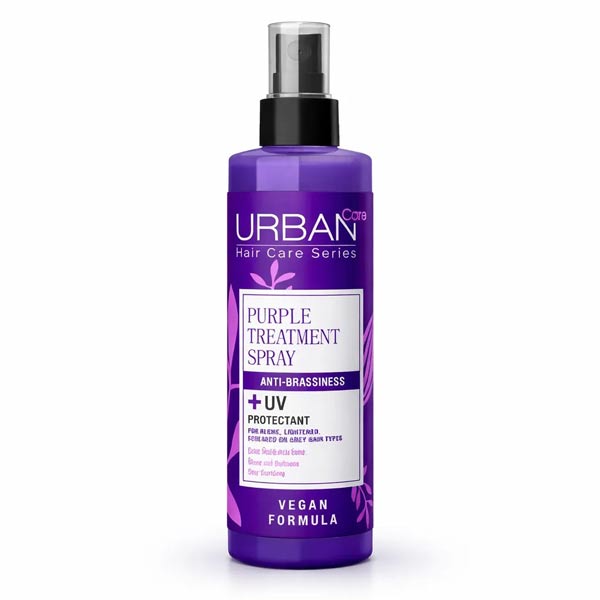 خرید و قیمت اسپری مو دو فاز ضد زردی اوربن کر Urban Care مدل Purple Treatment حجم 200 میل