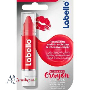 خرید و قیمت رژ لب و بالم لب رنگی با دوام لبلو Labello رنگ Poppy Red