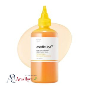 خرید و قیمت تونر لایه بردار و ضد لک مدی کیوب Medicube حاوی کوجیک اسید و گلیکولیک اسید حجم 250 میل