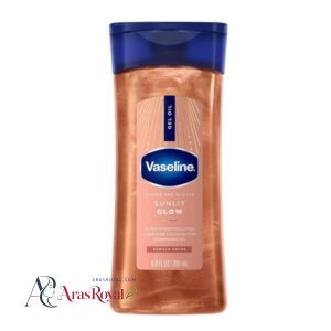 خرید و قیمت روغن بدن شاین دار وازلین Vaseline براق کننده مدل Sinlit Glow حجم 200 میل