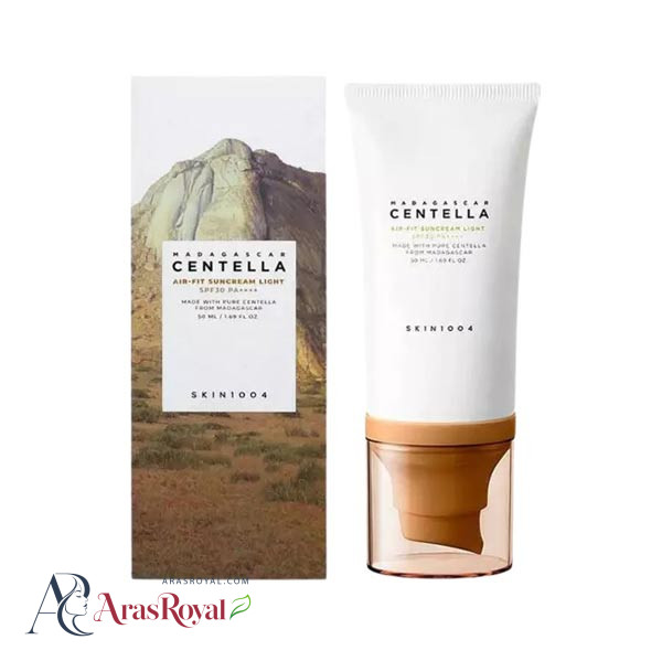 خرید و قیمت ضد آفتاب فیزیکی ماداگاسکار سنتلا Centella Madagascar مدل Air-fit حجم 50 میل
