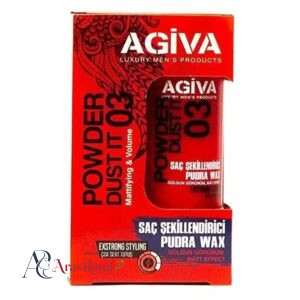 خرید و قیمت پودر حالت دهنده مو آگیوا Agiva قرمز شماره 03 وزن 20 گرم