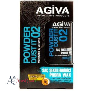 خرید و قیمت پودر حالت دهنده مو آگیوا Agiva مشکی شماره 02 وزن 20 گرم